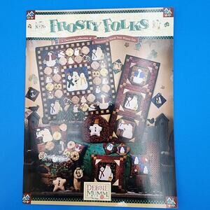 Vintage Frosty Folks by Debbie Mumm Snowman Quilting Pattern Booklet